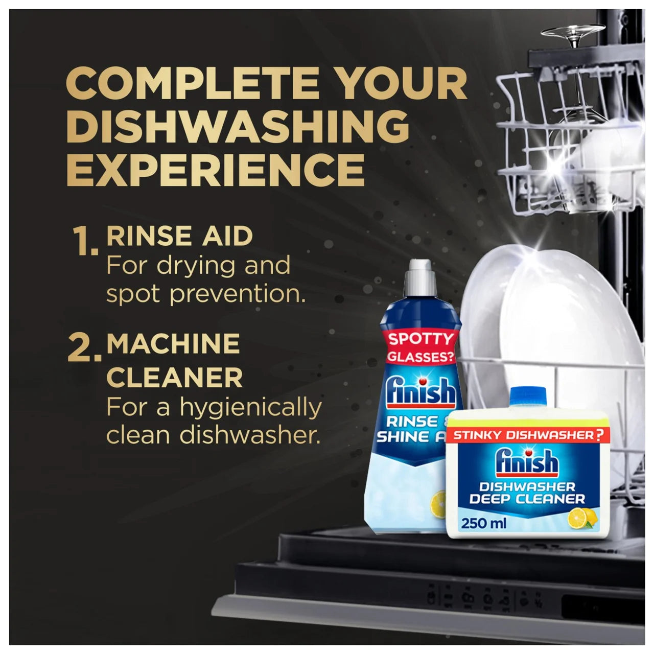 Finish Ultimate Infinity Shine Dishwasher Tablets Lemon 100 per pack