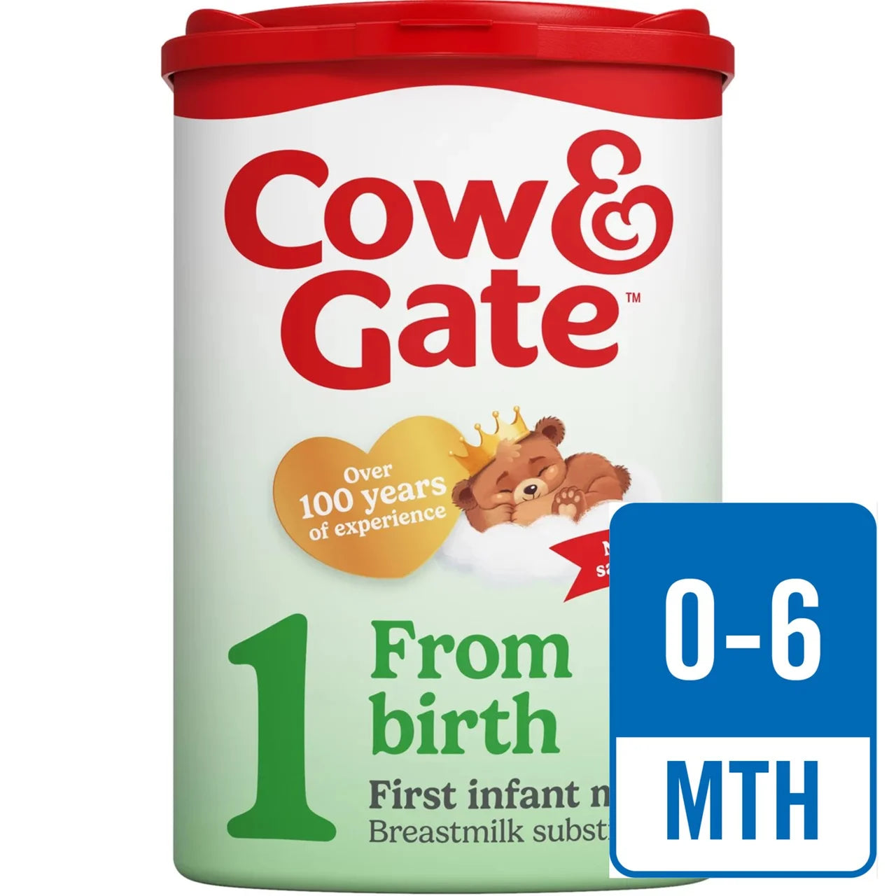 Cow & Gate 1 First Infant Baby Milk Formula Powder from Birth 800g