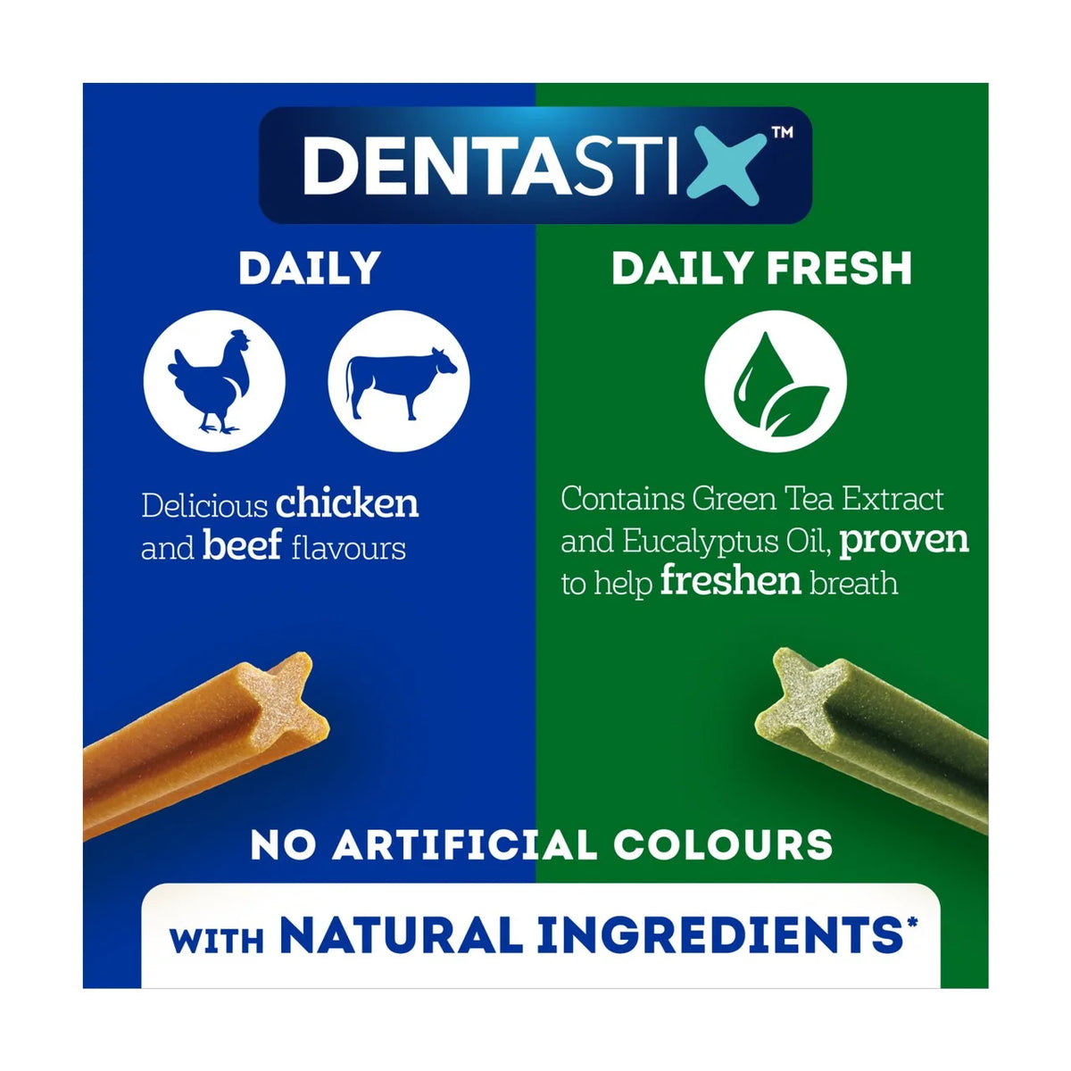 Pedigree Dentastix Fresh Adult Medium Dog Treats Dental Sticks 28 per pack