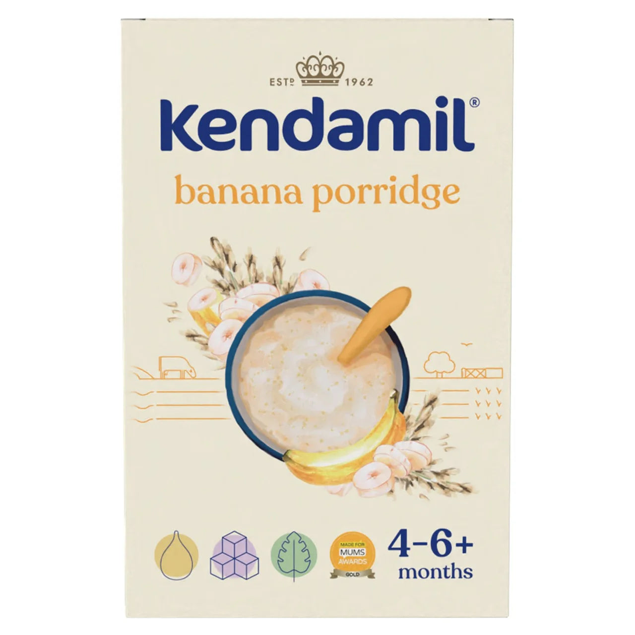 Kendamil Banana Porridge Baby Food 4+ Months 150g