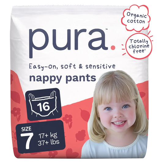 Pura Nappy Pants Size 7 , 16 per pack