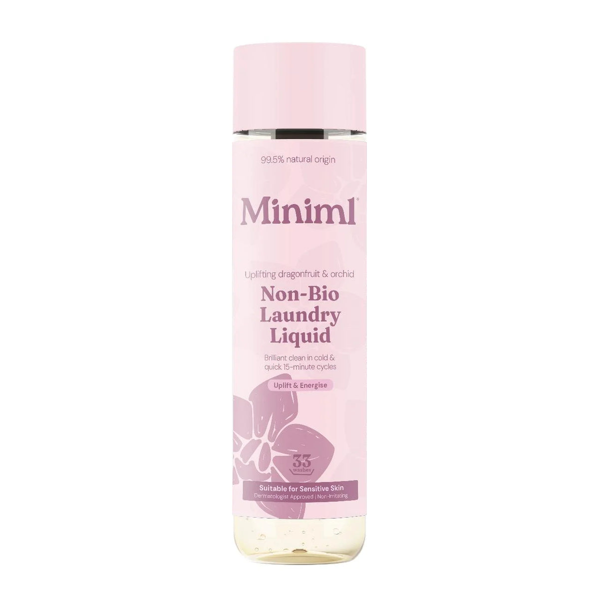 Miniml Laundry Liquid- Pink Dragonfruit & Orchid Bottle 1L