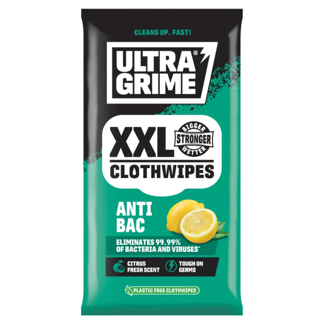 UltraGrime Anti-Bac XXL Clothwipes 20 per pack
