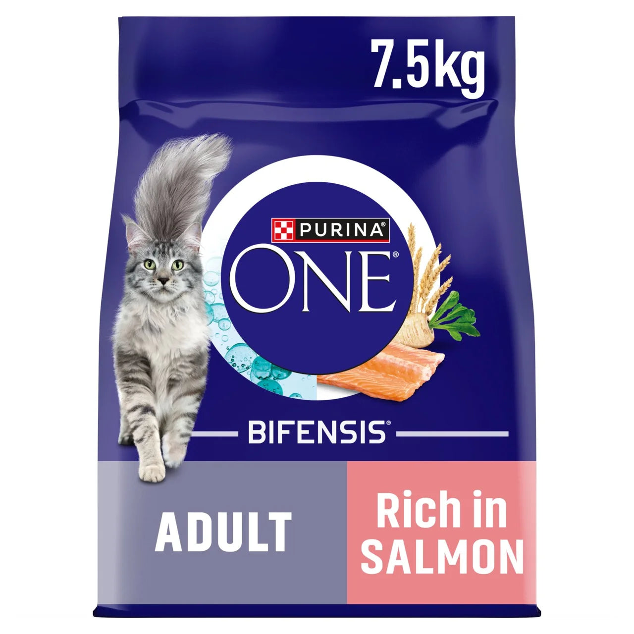 Purina One Salmon Dry Cat Food 7.5kg
