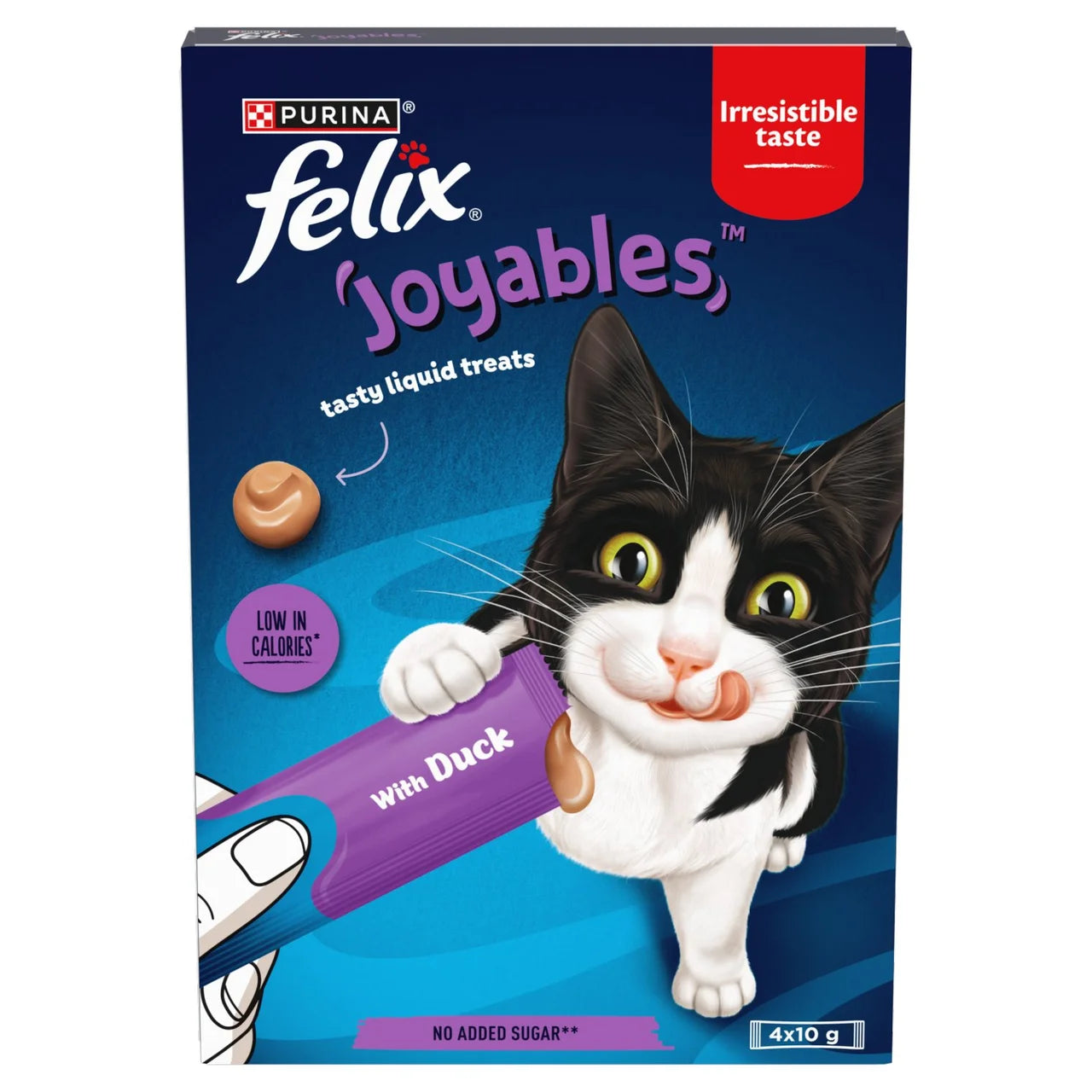 FELIX Joyables Duck Liquid Cat Treat 4 x 10g