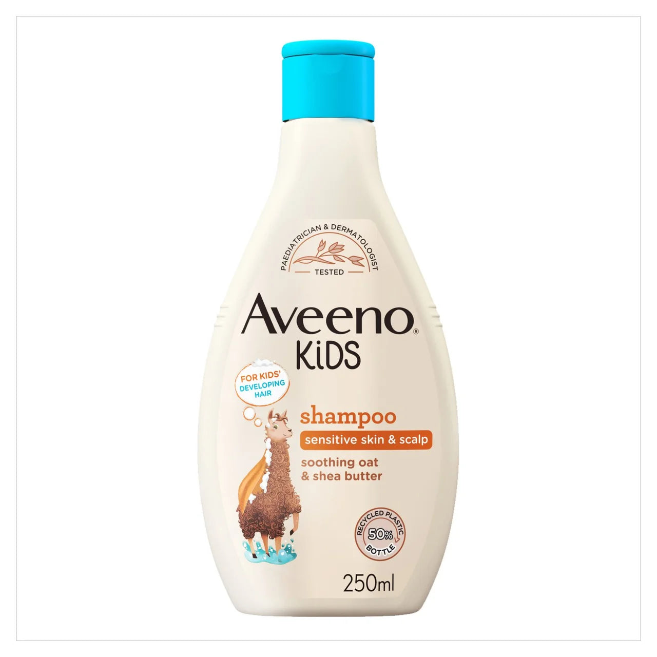 Aveeno Kids Shampoo with Soothing Oat & Shea Butter for Sensitive Skin 250ml