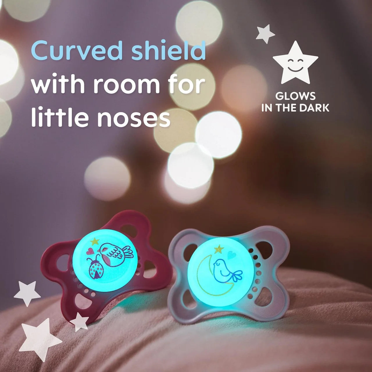 MAM Night 0-6m Soother 2pk