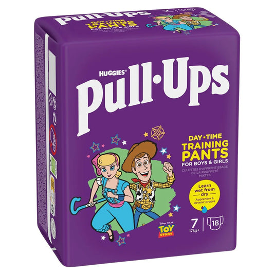 Huggies Pull-Ups Day Time Unisex Training Nappy Pants Size 7 - 18 Pants