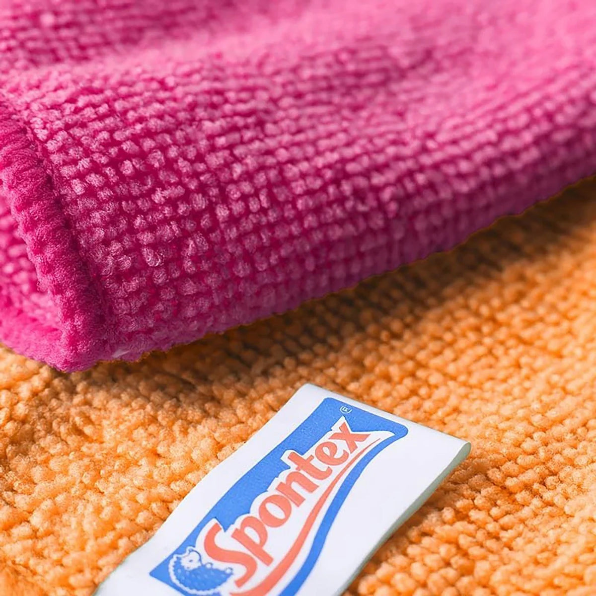 Spontex Microfibre Cloths - Multi Purpose Kitchen and bathroom Cleaner 8 per pack