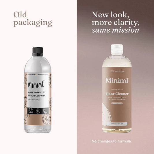 Miniml Floor Cleaner- Nutty Almond 750ml