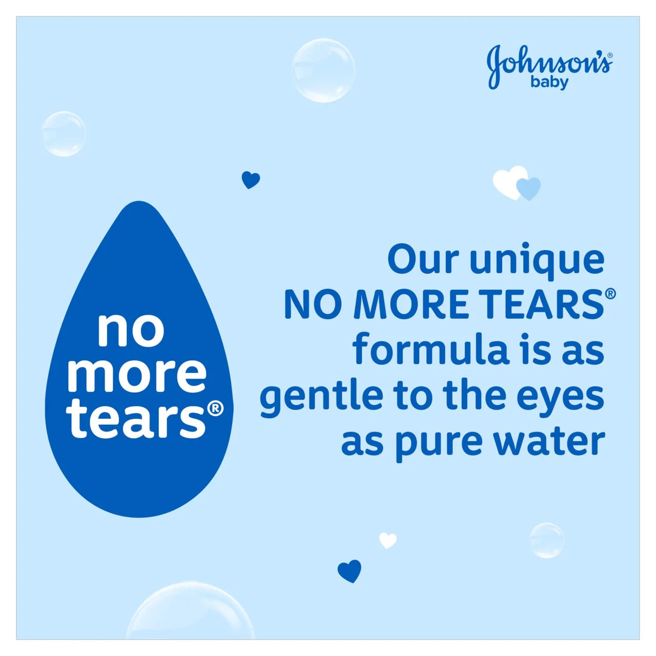 Johnson's Baby No More Tears Shampoo for Gentle Daily Care 500ml