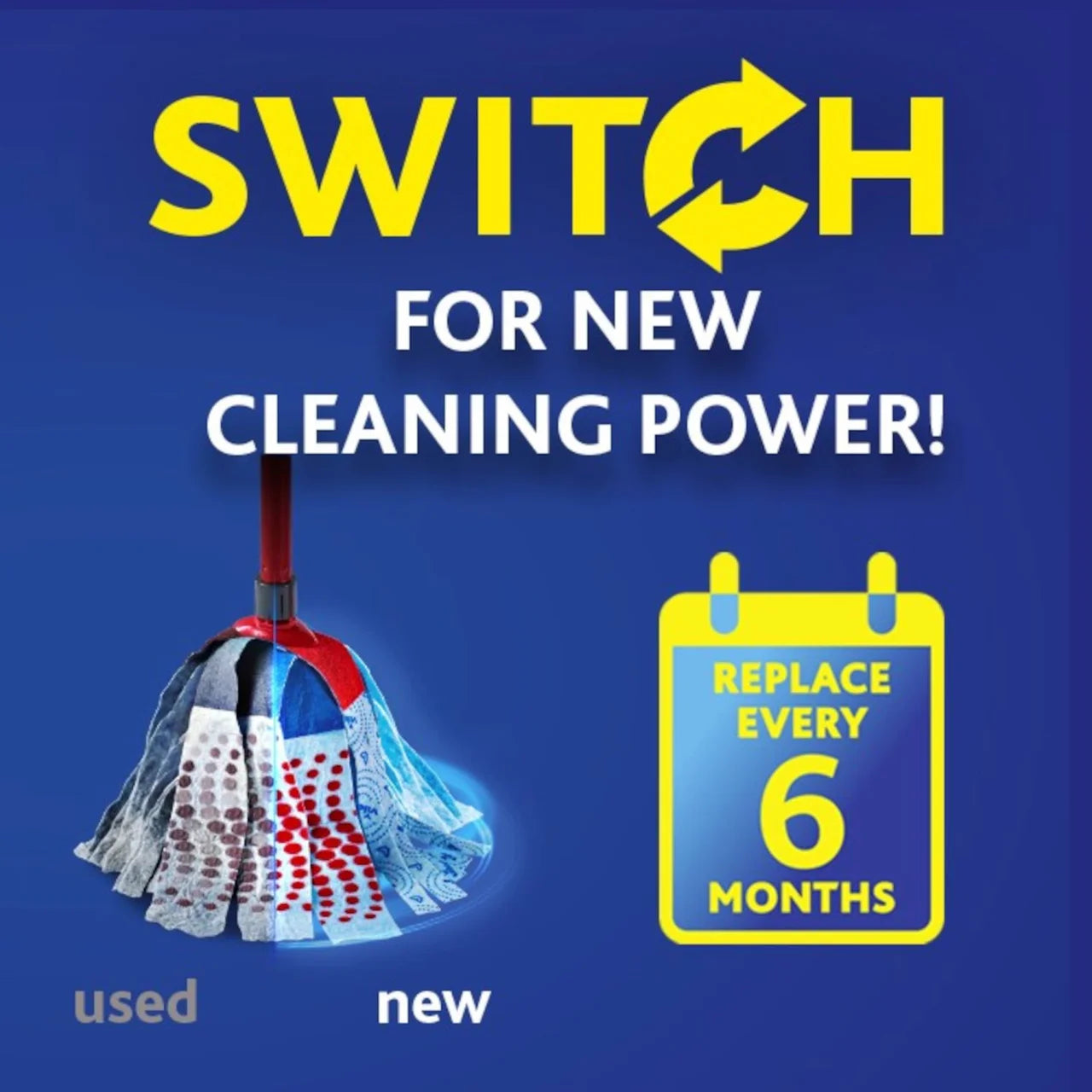 Vileda Supermocio XL 3 Action Compact Mop