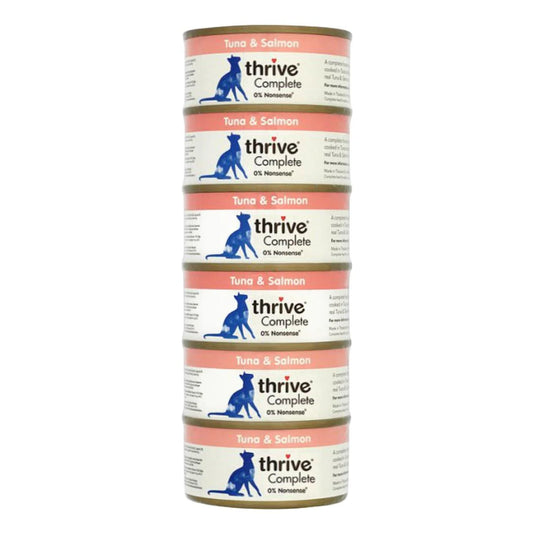 Thrive Complete Cat Food Tuna & Salmon 6 x 75g