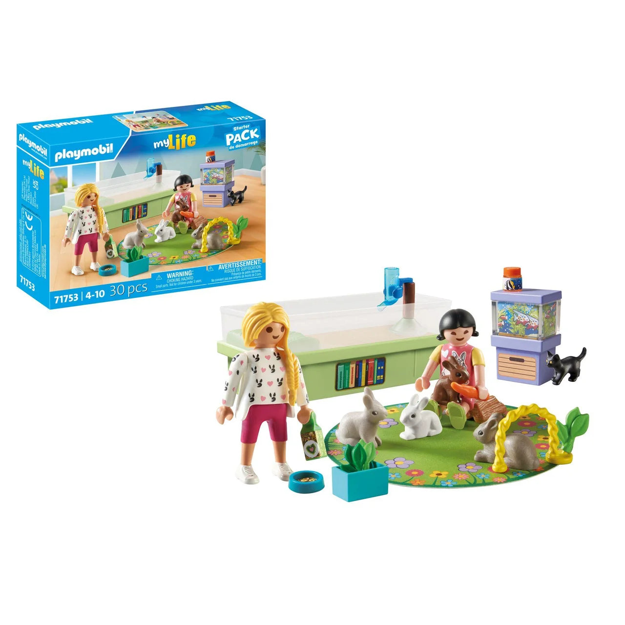 Playmobil 71753 My Life Family with Rabbits Starter Pack