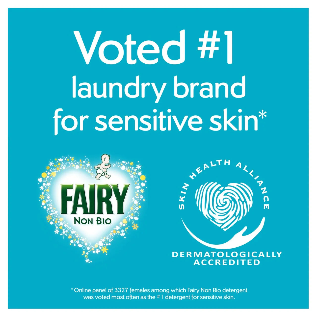 Fairy Non-Bio Washing Liquid Gel For Sensitive Skin 64 Washes 2.1L