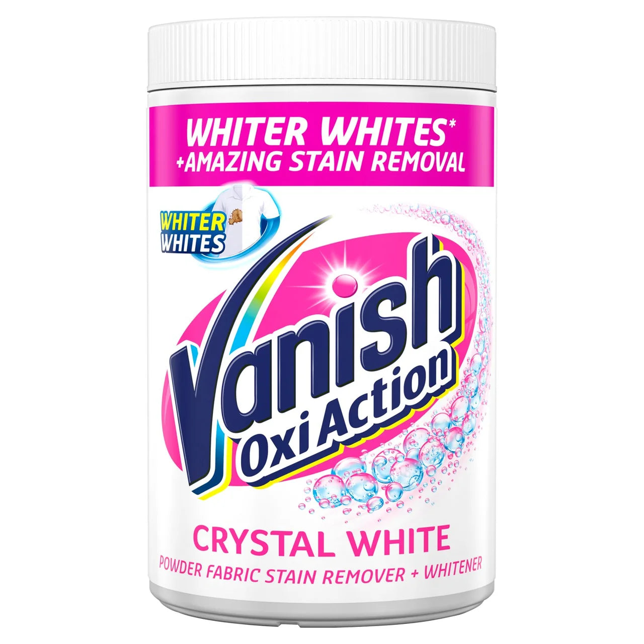 Vanish Oxi Action In-Wash Stain Remover Powder, Whites 1.5kg