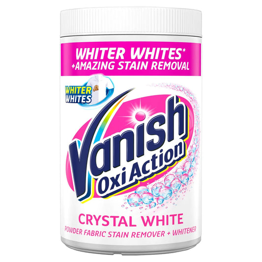 Vanish Oxi Action In-Wash Stain Remover Powder, Whites 1.5kg