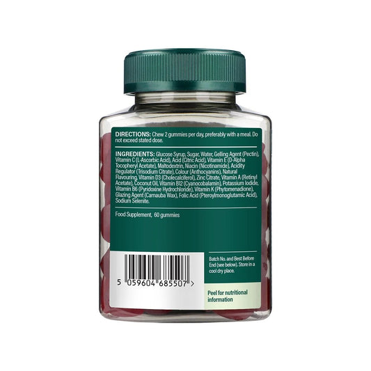 Holland & Barrett Teen Him Multivitamin with B12 & Zinc Gummies Berry 60 per pack