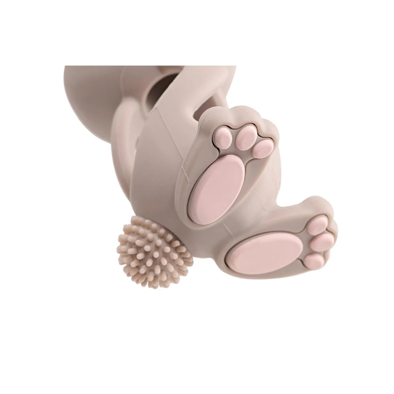 Bobbie Bunny Baby Teether Toy Cappuccino Grey