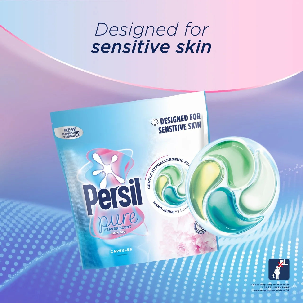 Persil Ultimate Pure Heaven Scent Non Bio Laundry Capsules 31 Washes
