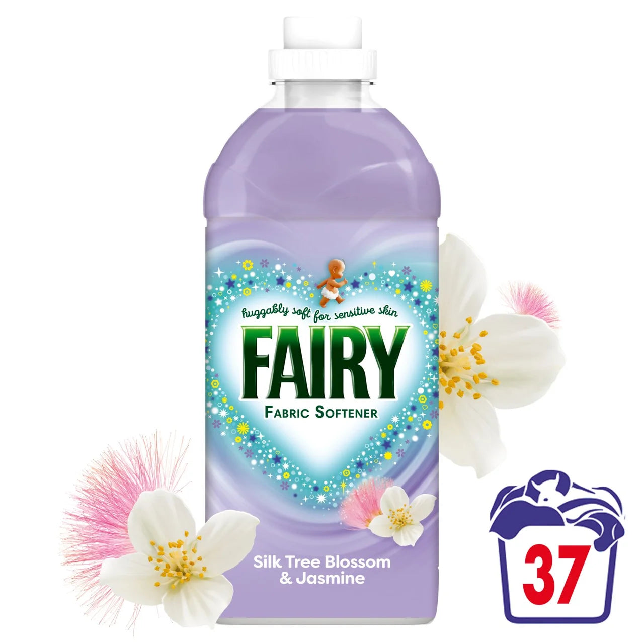 Fairy Fabric Conditioner Silk Tree Blossom & Jasmine 37 Wash 1.147L