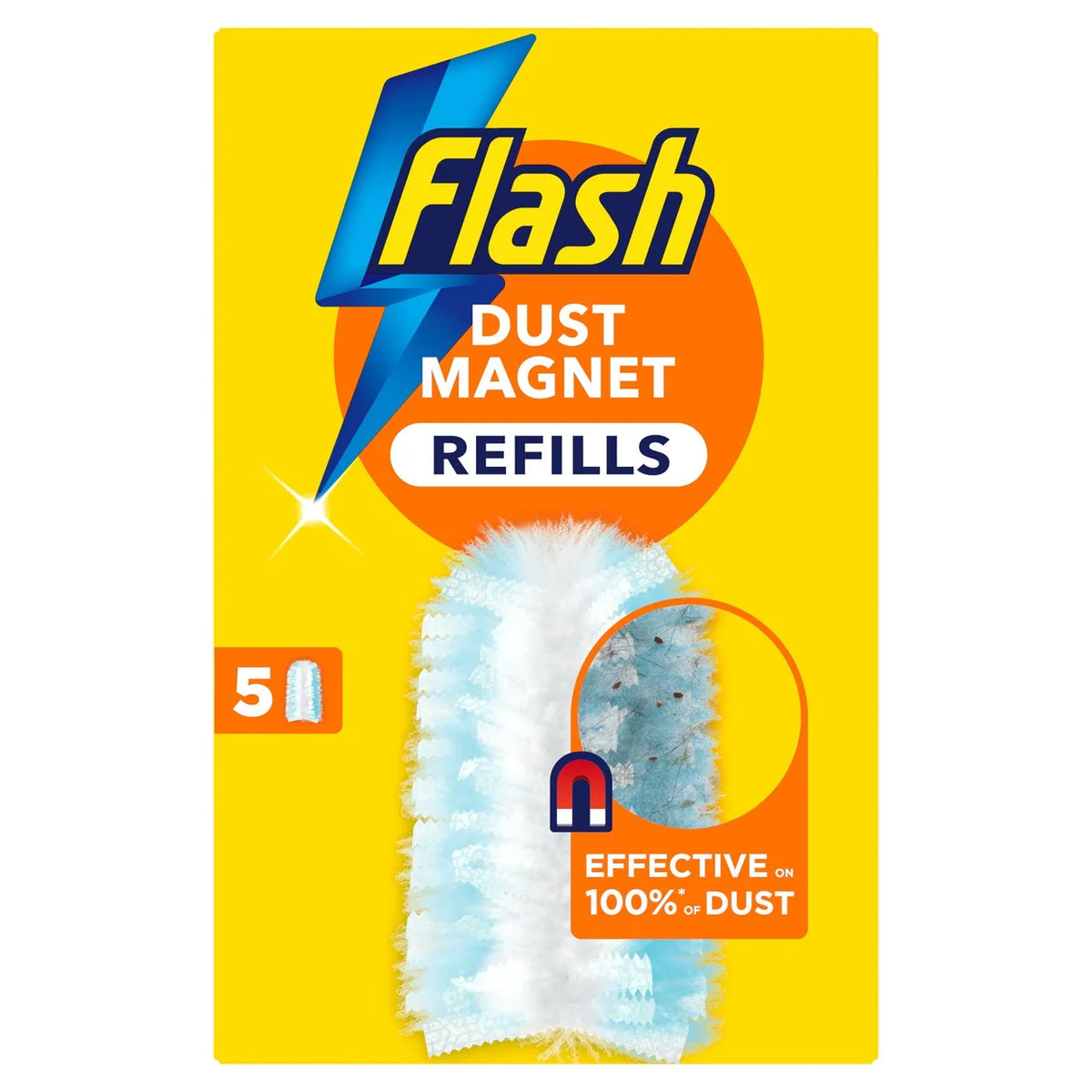 Flash Dust Magnet Duster Refills 5 per pack