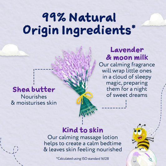 Childs Farm SlumberTime Calming Massage Lotion, Lavender & Moon Milk 150ml