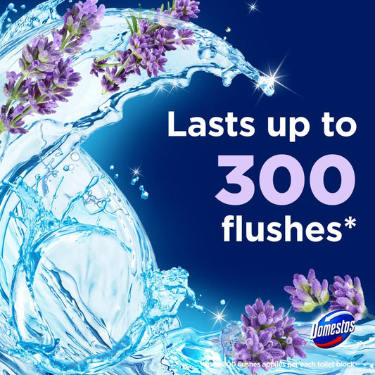 Domestos Power 5 Toilet Rim Block Lavender 2 per pack