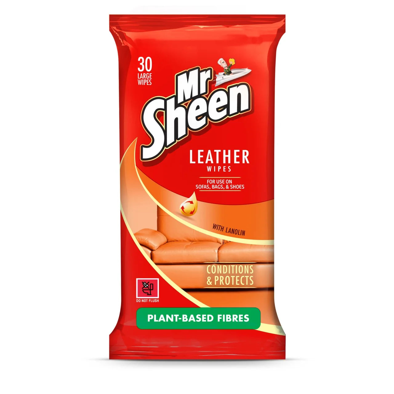 Mr Sheen Leather Polish Wipes 30 per pack