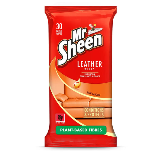 Mr Sheen Leather Polish Wipes 30 per pack