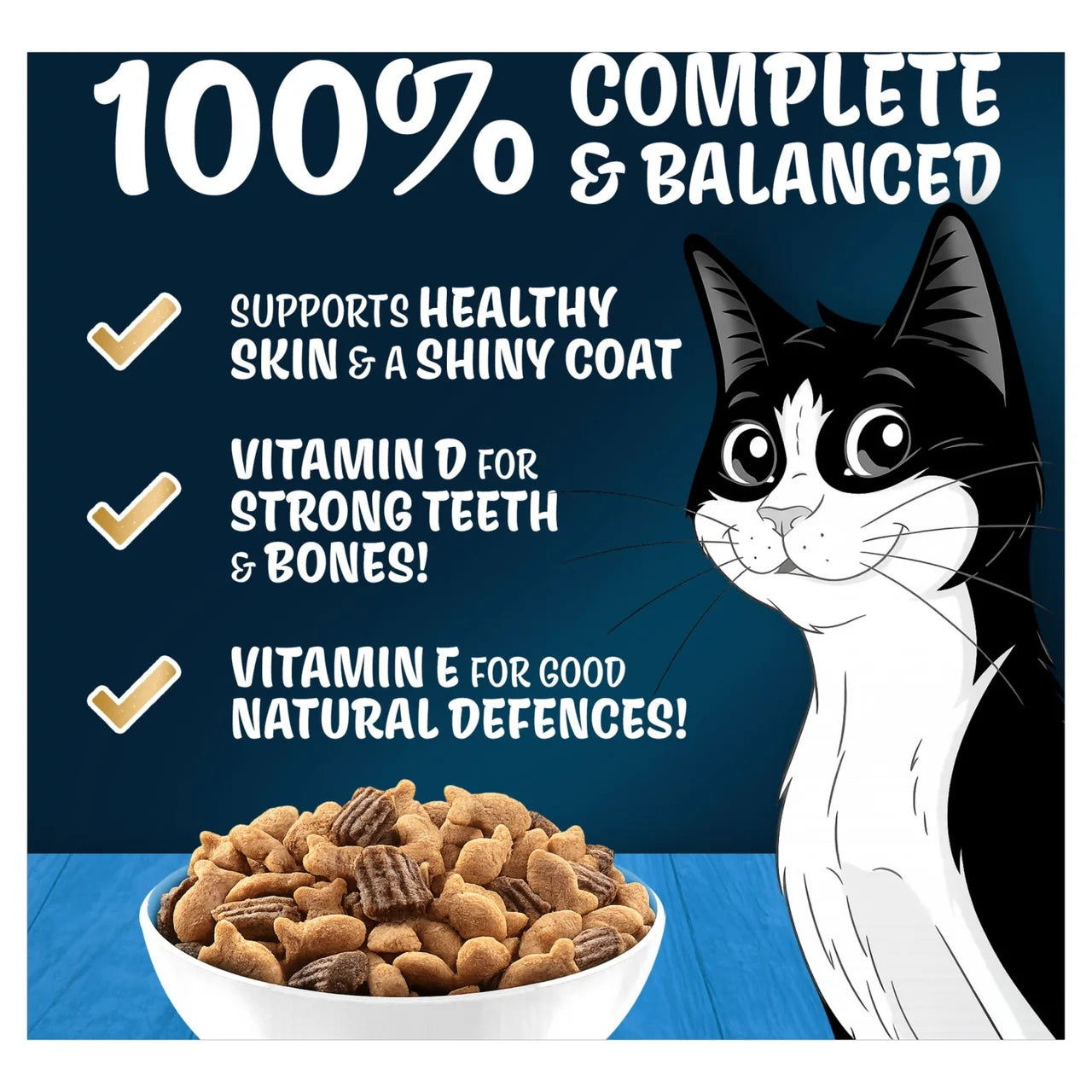 Felix Doubly Delicious Salmon & Vegetables Dry Cat Food 750g