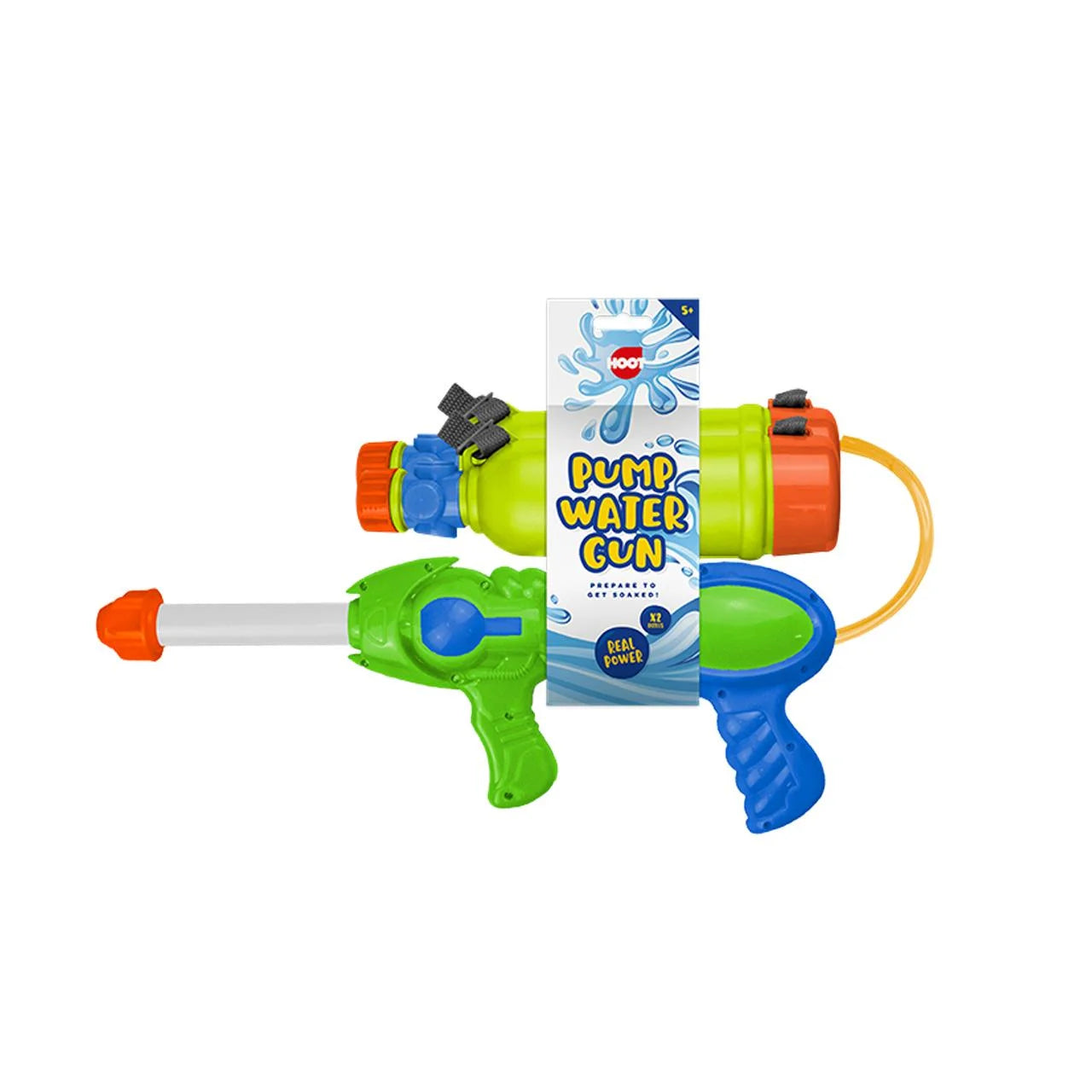Hoot Kids Outdoor Water Pump With Two Water Refills Backpack