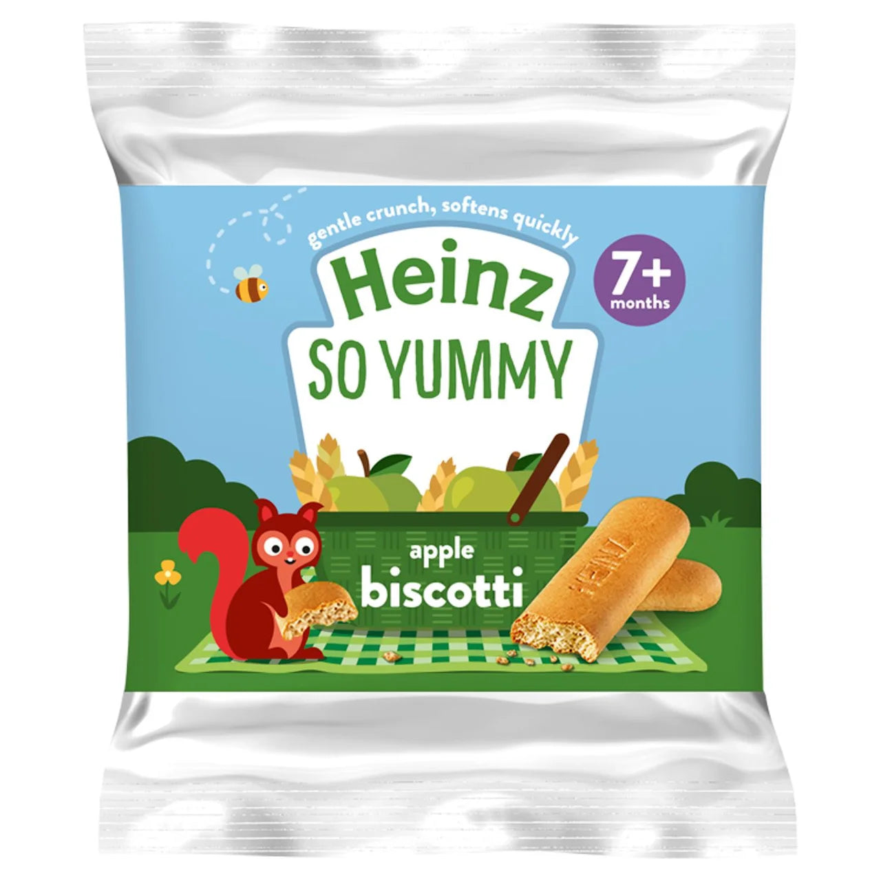 Heinz Apple Biscotti Baby Snack 7+ Months 60g