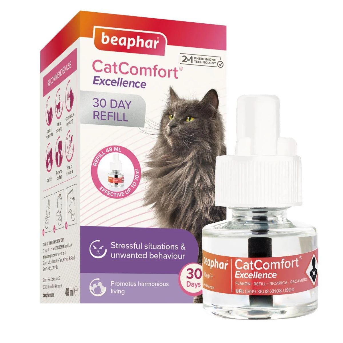 Beaphar CatComfort Excellence Calming Diffuser Refill for Cats