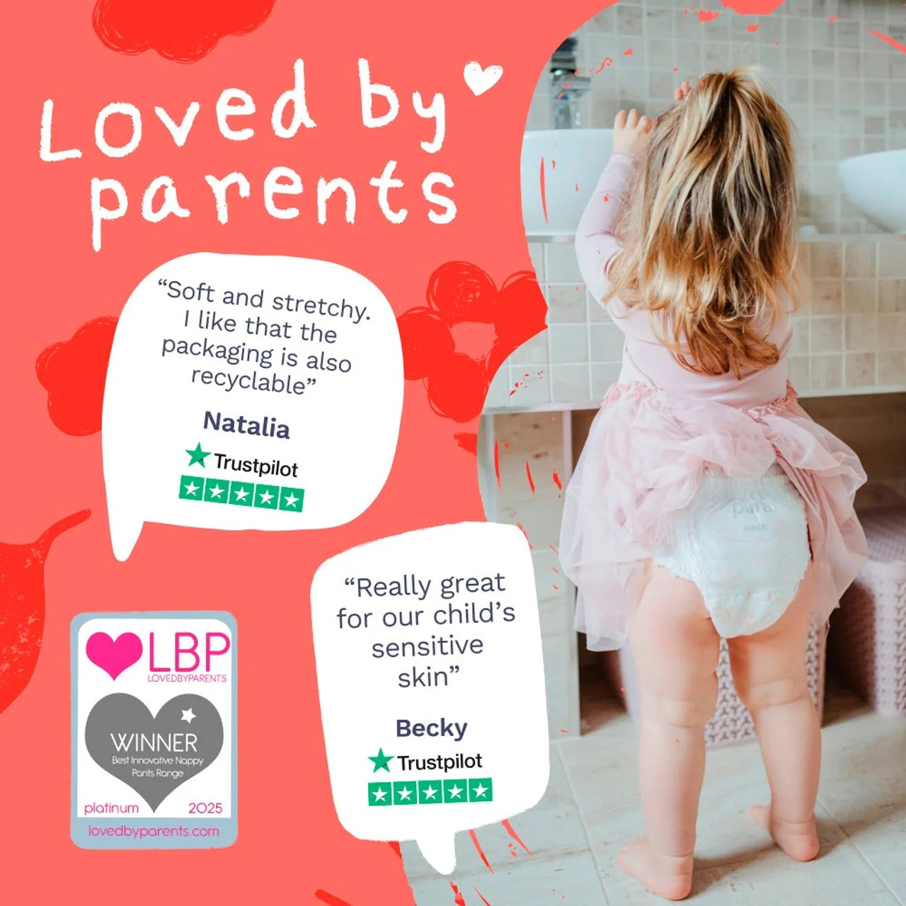 Pura Nappy Pants Size 6 , 18 per pack