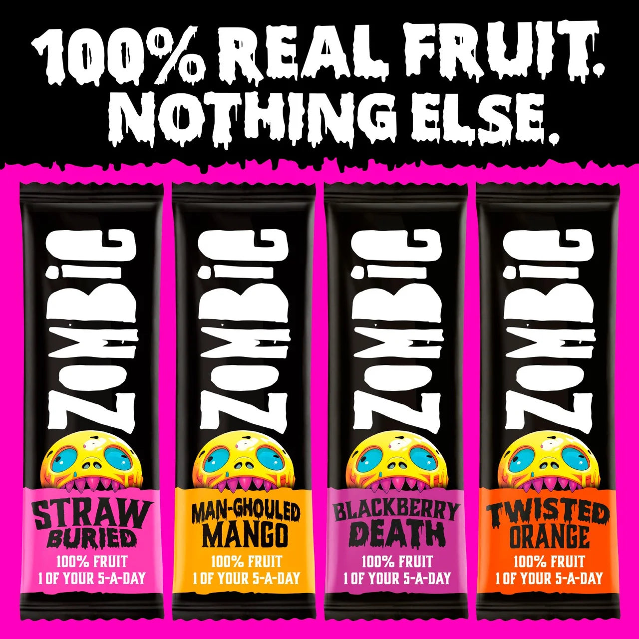 Zombie Fruit Bars Variety Multipack 4 x 25g
