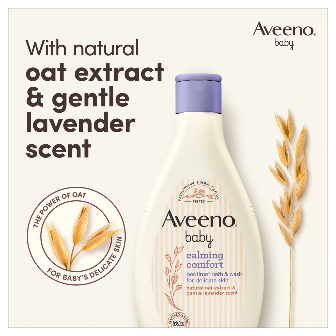 Aveeno Baby Calming Comfort Bedtime Bath & Wash 250ml