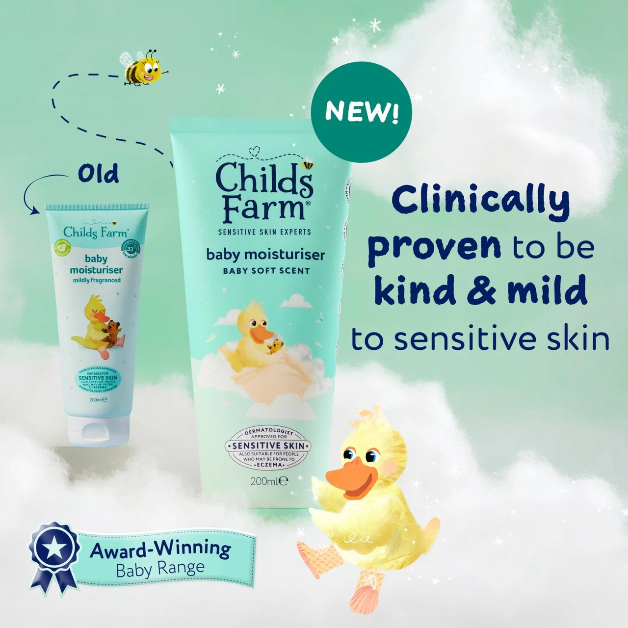 Childs Farm Baby Moisturiser, Baby Soft Scent 200ml