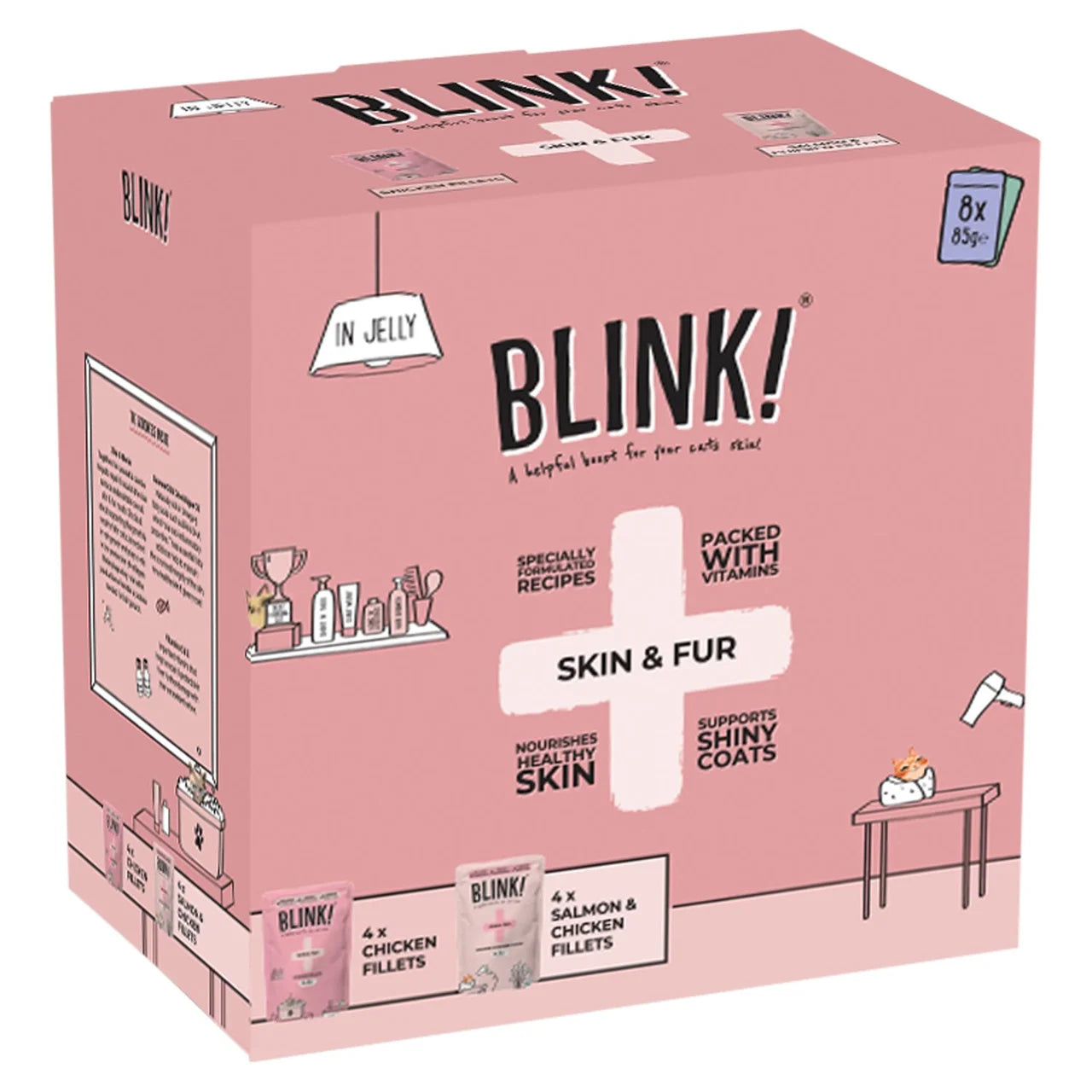 Blink Boosters Skin & Fur Multipack 8 x 85g