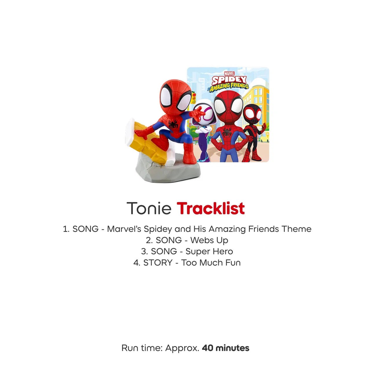 Tonies Spidey & his Amazing Friends Audio Tonie Character
