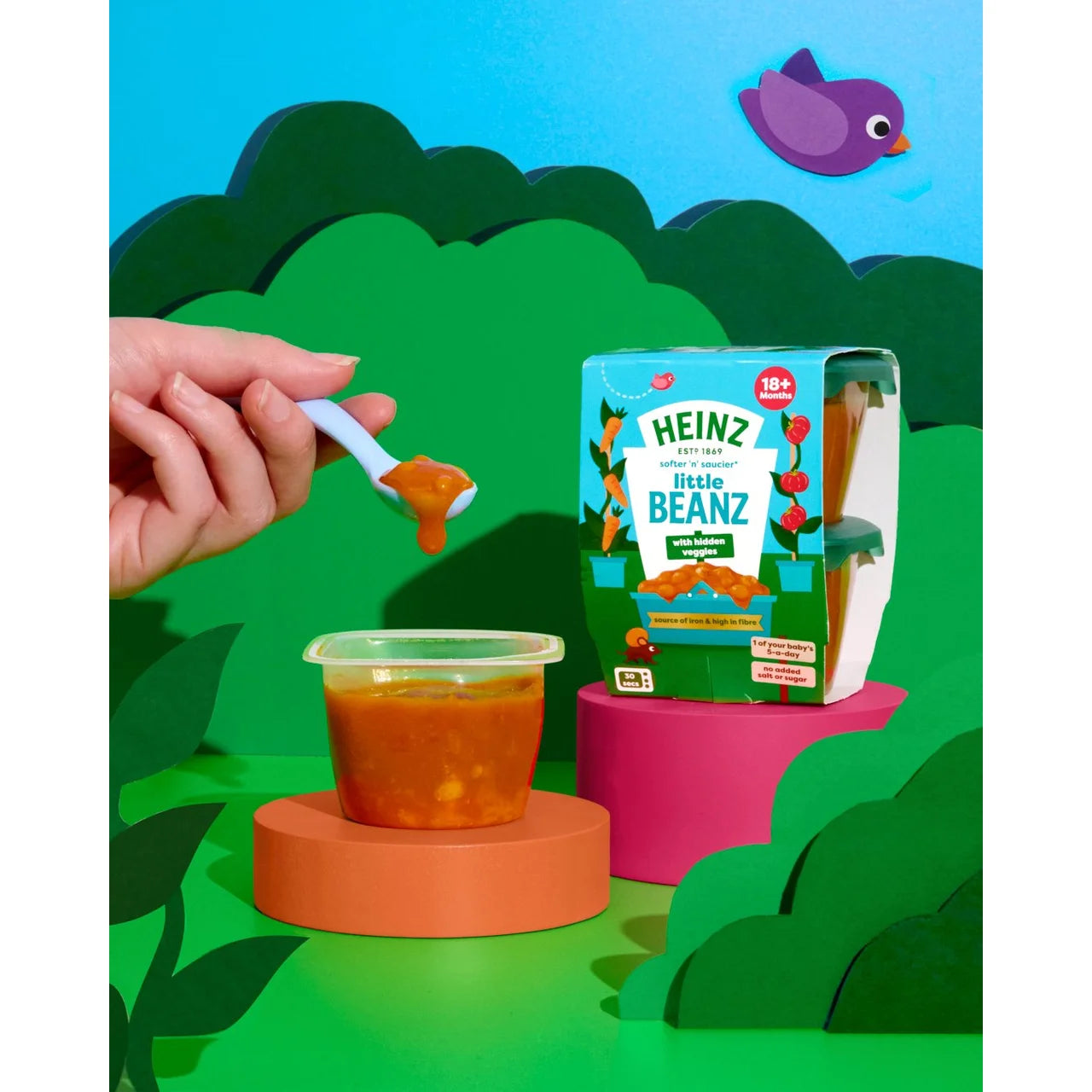 Heinz Baby Food Little Baked Beans 18+ Months 2 x 100g