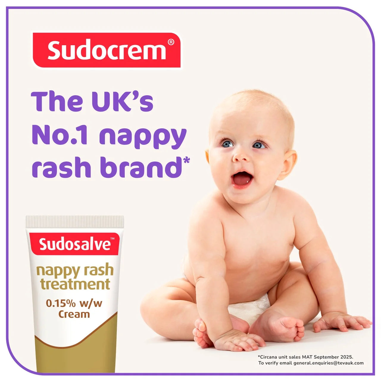 Sudocrem Sudosalve Nappy Rash Treatment Cream 25g