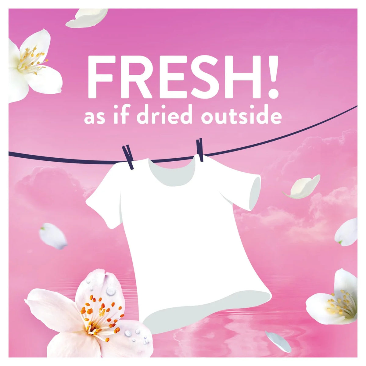 Lenor Outdoorable Fabric Conditioner Dreamy Jasmine 742ml