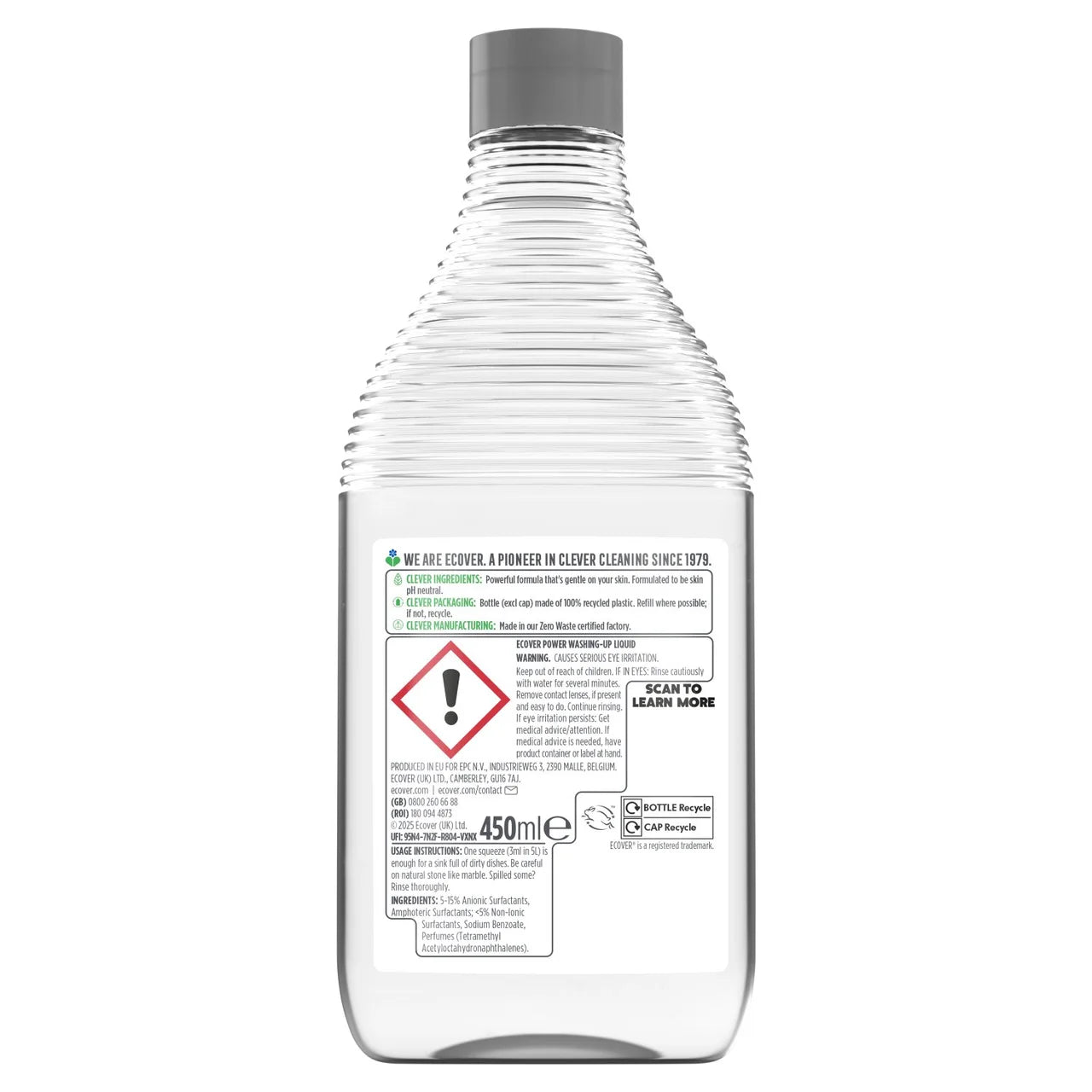 Ecover Power Washing Up Liquid 450ml