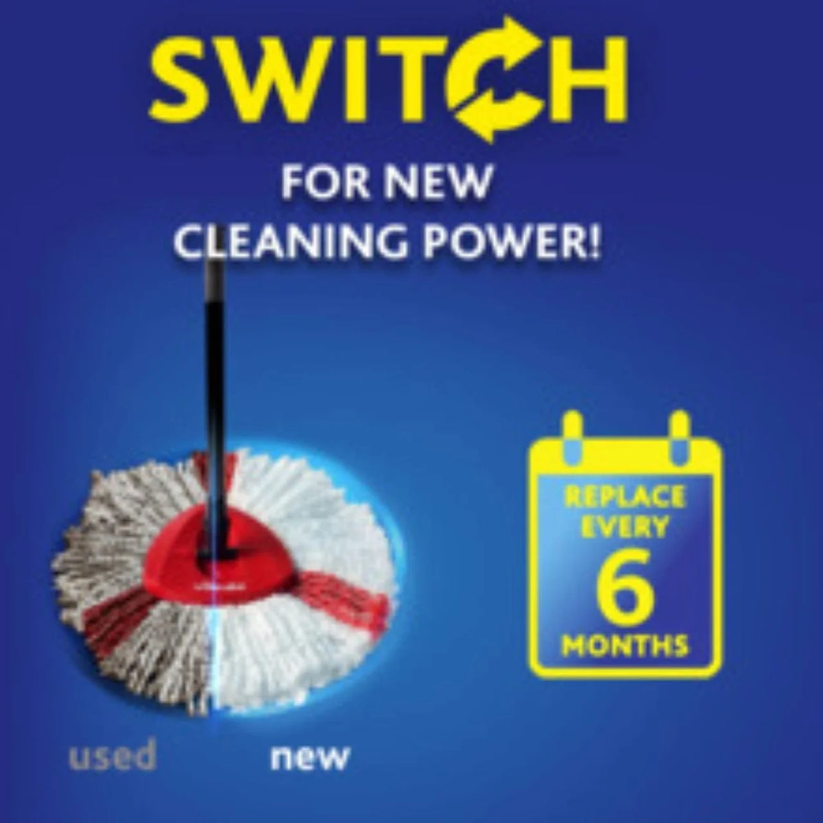 Vileda Turbo 2in1 Microfibre Mop Refill