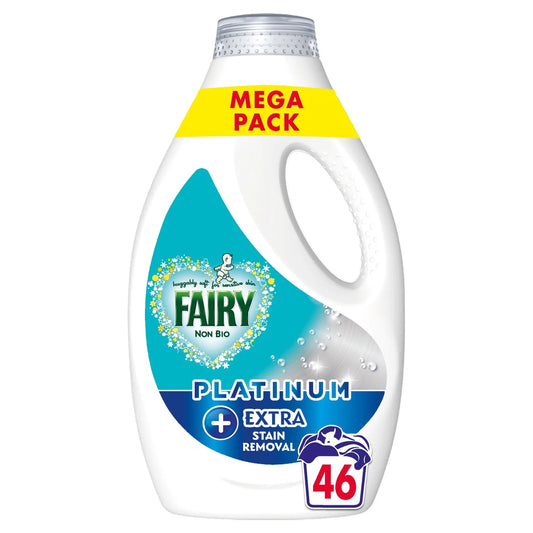 Fairy Platinum Non Bio Washing Liquid 43 Washes 1.426L