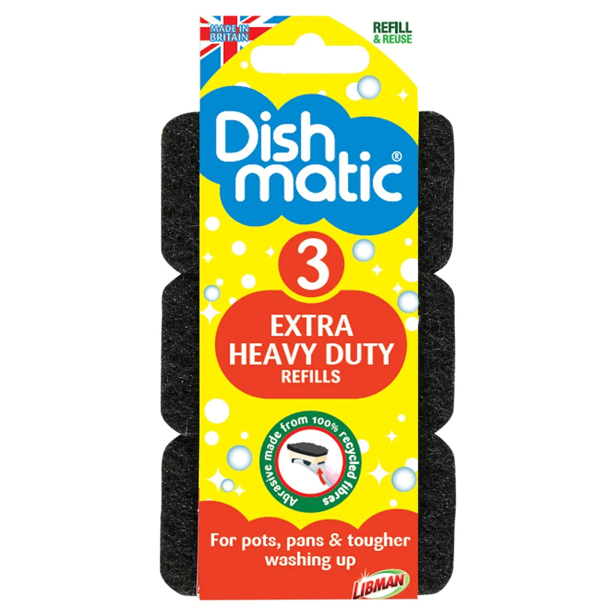Dishmatic Extra Heavy Duty Refills 3 per pack