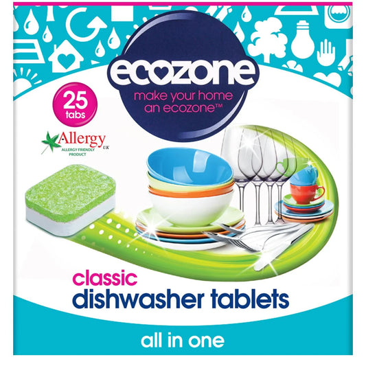 Ecozone Classic All in One Dishwasher Tabs 25 per pack