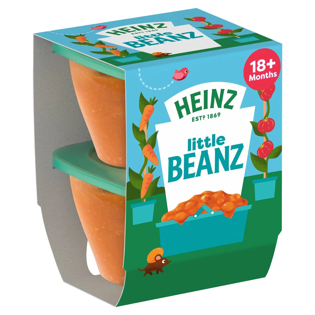 Heinz Baby Food Little Baked Beans 18+ Months 2 x 100g