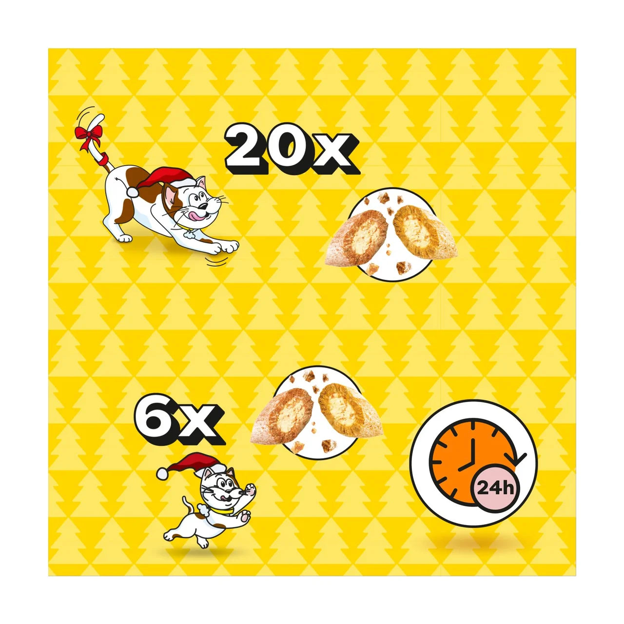 DREAMIES Christmas Mix Cat Treats with Salmon and Turkey 60g
